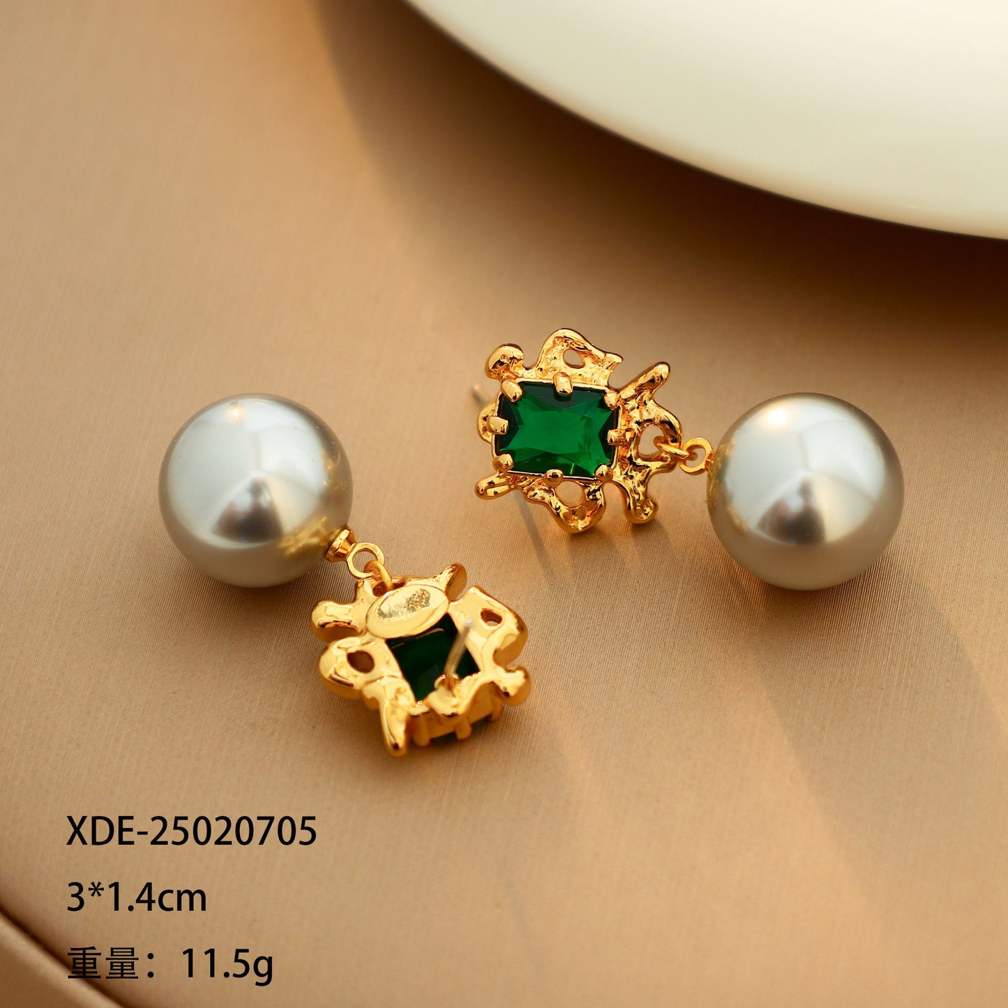 Princess Diana style pearl earrings for women s925 sterling silver ear studs