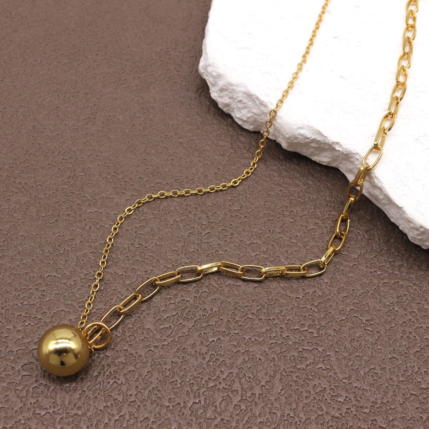 Fruit Pouch Rainbow Gemstone Necklace