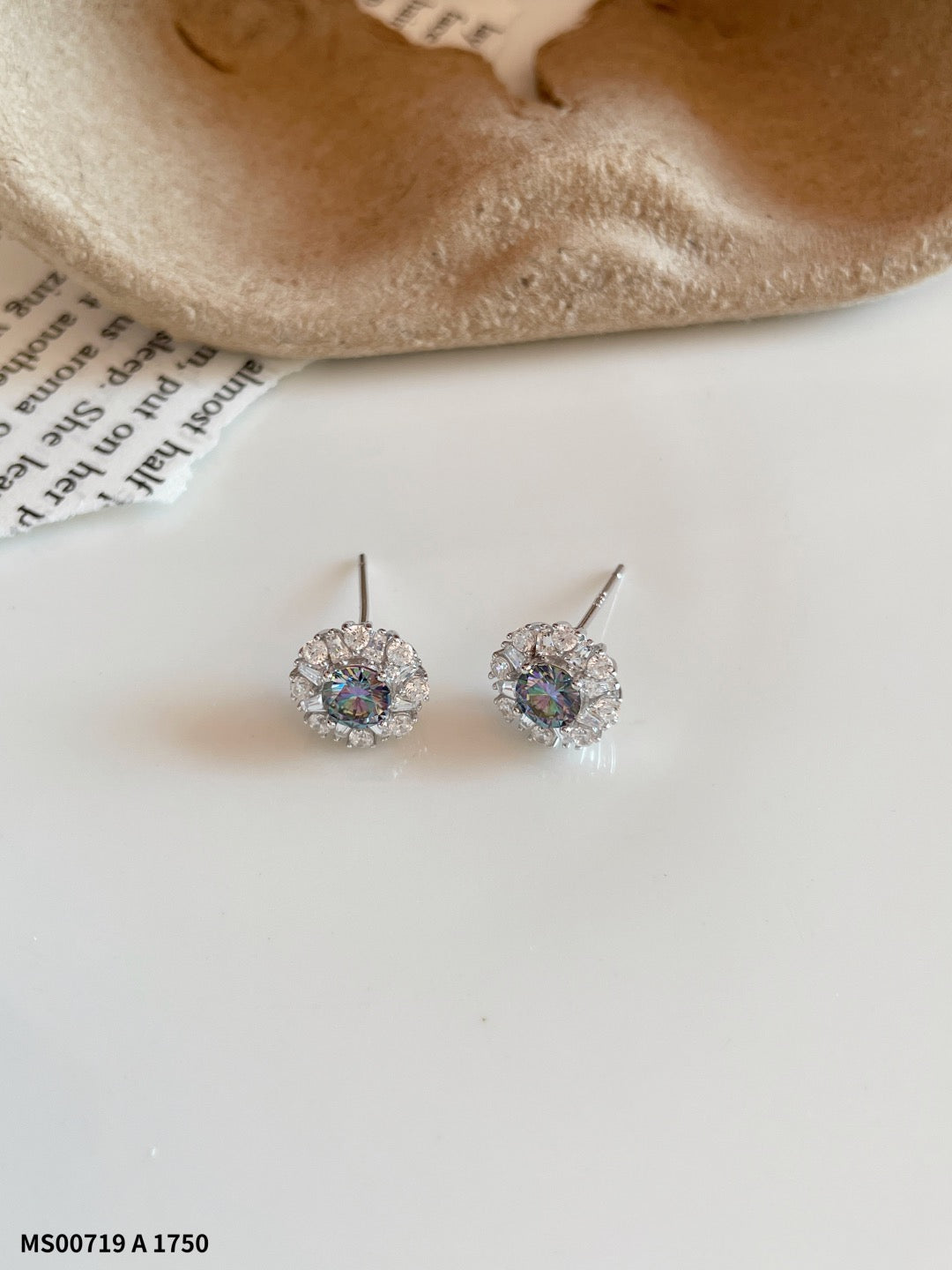 Moissanite series earrings