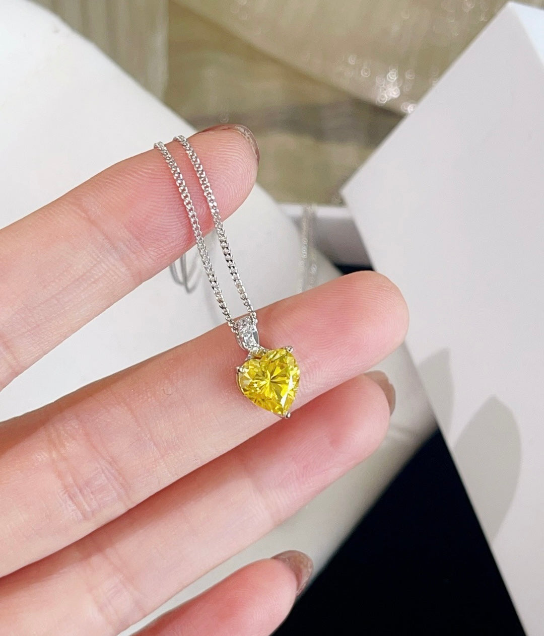 Moissanite Necklace Pendant