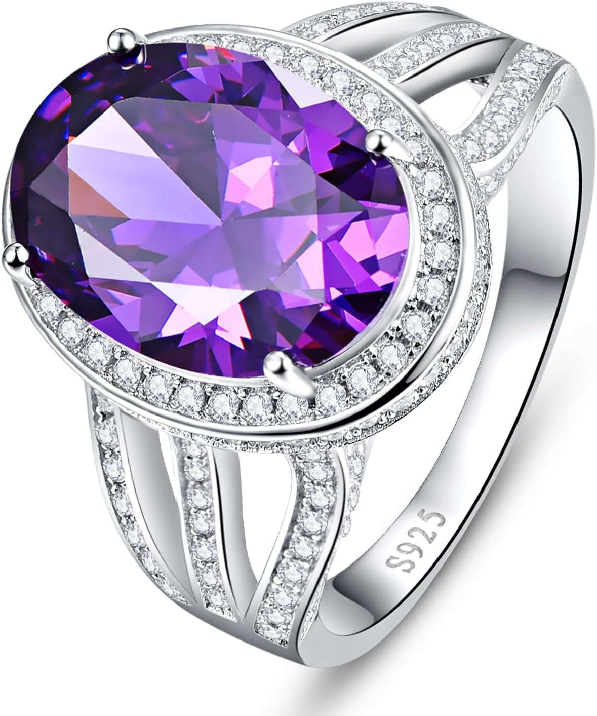 3.6ct Women's Created Sapphire|Aquamarine|Rainbow Topaz Ring 925 Sterling Silver Women Engagement Rings Bezel Setting Marquise Fashion Statement Ring Best Gift for Mother and Grandma Size 5-9