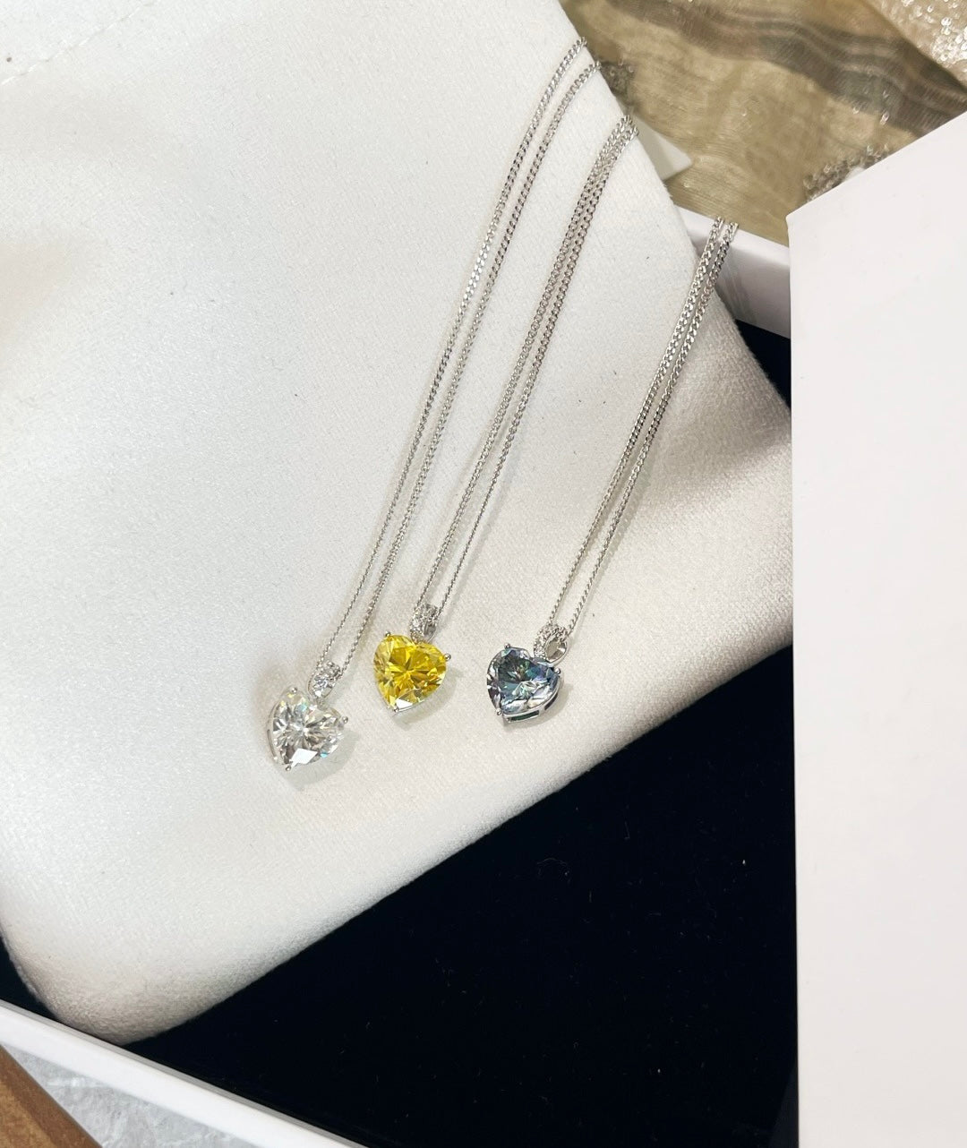 Moissanite Necklace Pendant