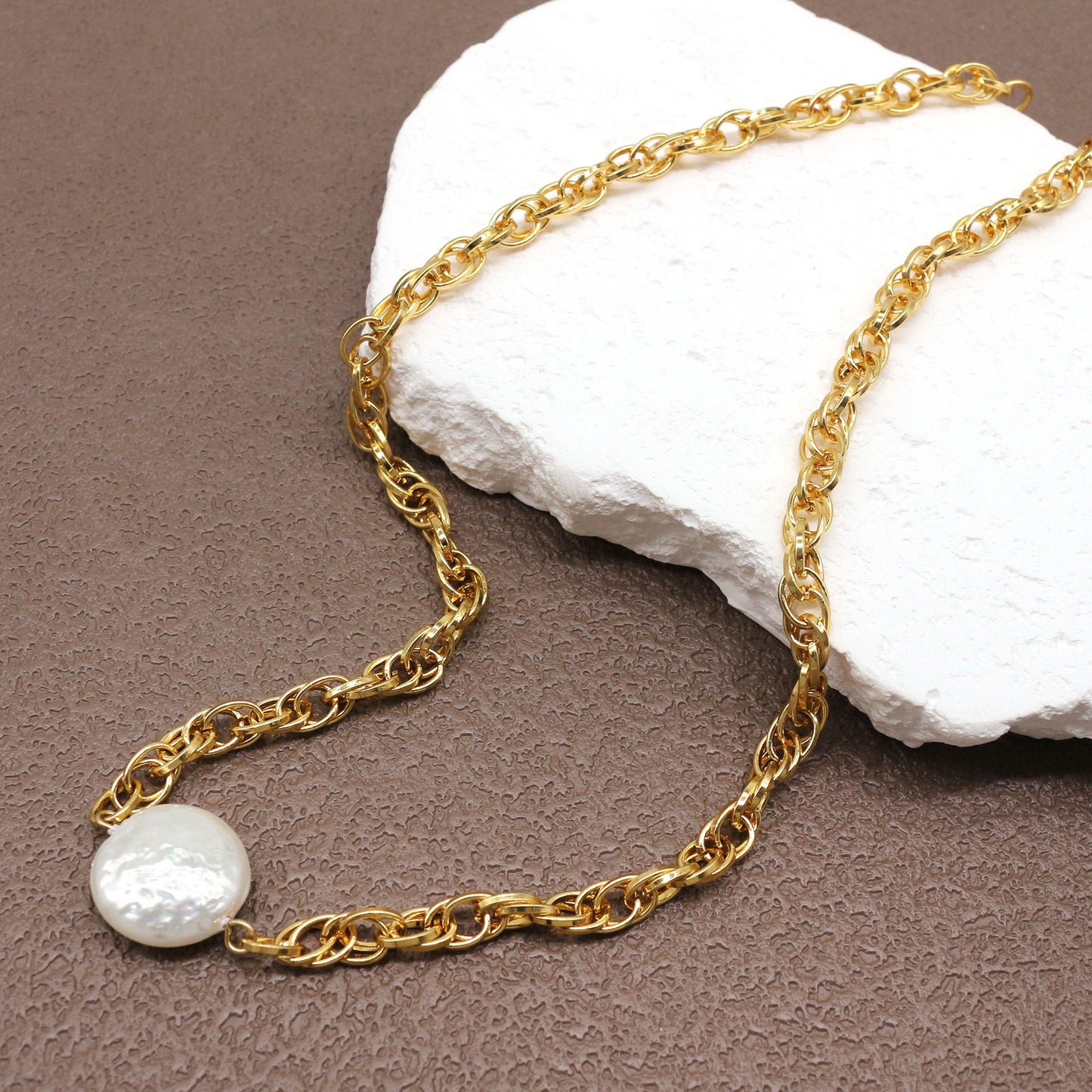 Fruit Pouch Rainbow Gemstone Necklace