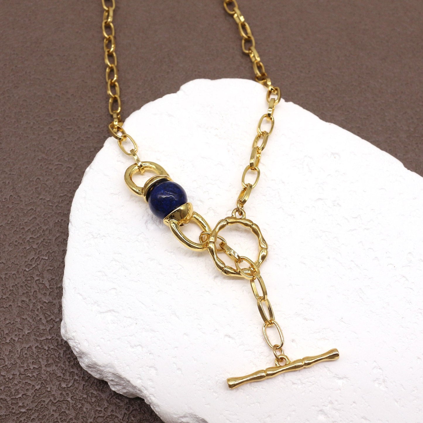 Fruit Pouch Rainbow Gemstone Necklace