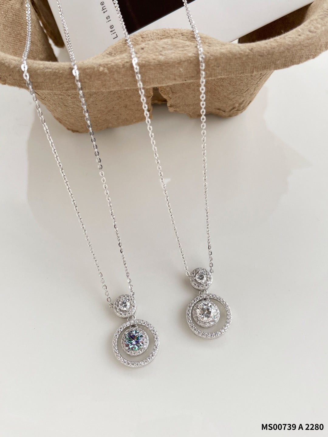 Moissanite necklace