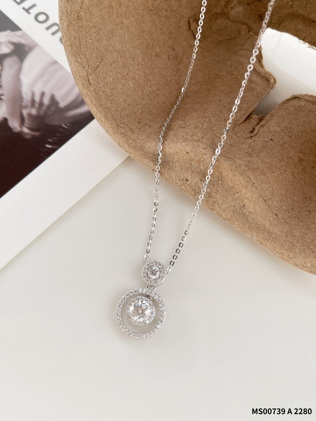 Moissanite necklace