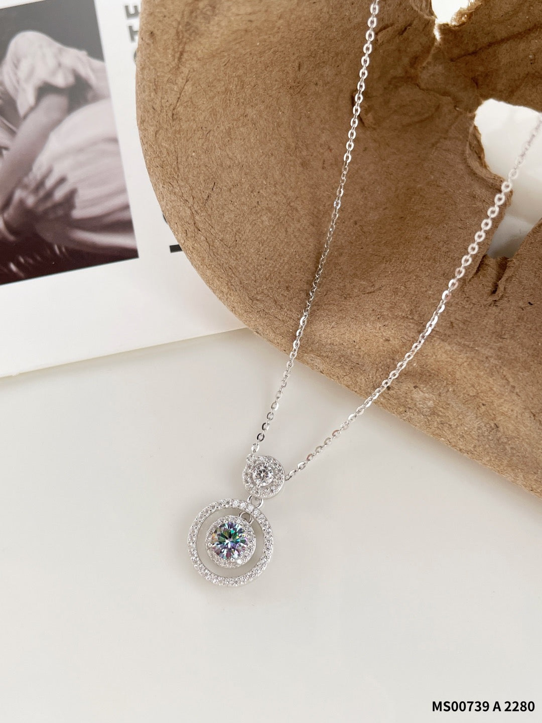 Moissanite necklace