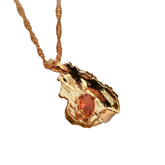 Zircon design clavicle chain ins style personality fashion necklace