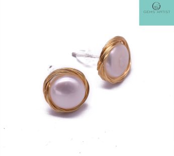 natural pearls earrings