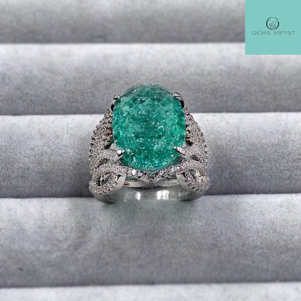 imitation Paraiba Gemstone ring (size 6-10)